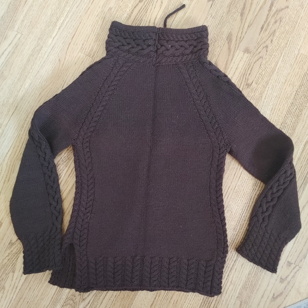 Hand Knit Merino Sweater - Picture 3 of 4